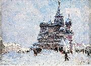 Nikolay Nikanorovich Dubovskoy Red Square France oil painting artist
